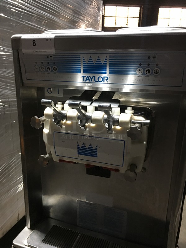 Taylor Commercial Floor Style 3 Flavor Soft Serve Ice Cream Machine! All Stainless Steel! Model 79433 Serial K8025798! 208/230V 3Phase! On Commercial Casters! Working When Removed! - Image 5 of 9