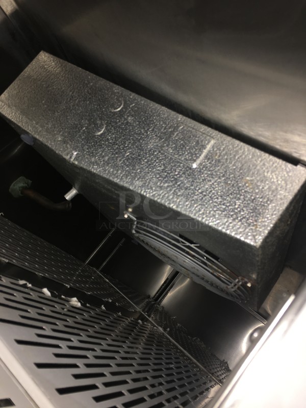 FAB! Elm Brook Commercial Refrigerated 3 Door Bar Back Cooler! All Stainless Steel! Model ERR61230 Serial 25! 120V 1Phase! On Commercial Casters! - Image 8 of 9
