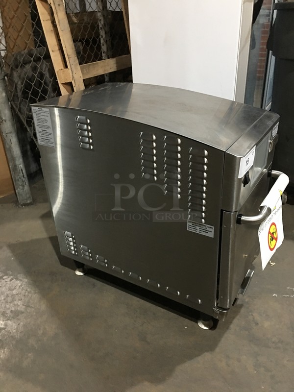 NEW! OUT OF THE BOX! Merrychef Commercial Countertop Rapid Cook Oven! All Stainless Steel! Model EIKONE2 Serial 1505213090098! On Legs! - Image 2 of 8