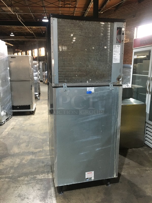 Ice-O-Matic Commercial Ice Making Machine! On Ice Bin! All Stainless Steel! Model ICE1006HA5 Serial 14041280011655! 208/230V 1Phase! On Legs! 2 X Your Bid! Makes One Unit! - Image 3 of 7