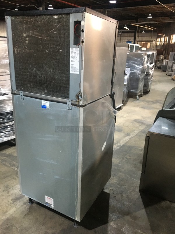 Ice-O-Matic Commercial Ice Making Machine! On Ice Bin! All Stainless Steel! Model ICE1006HA5 Serial 14041280011655! 208/230V 1Phase! On Legs! 2 X Your Bid! Makes One Unit! - Image 4 of 7