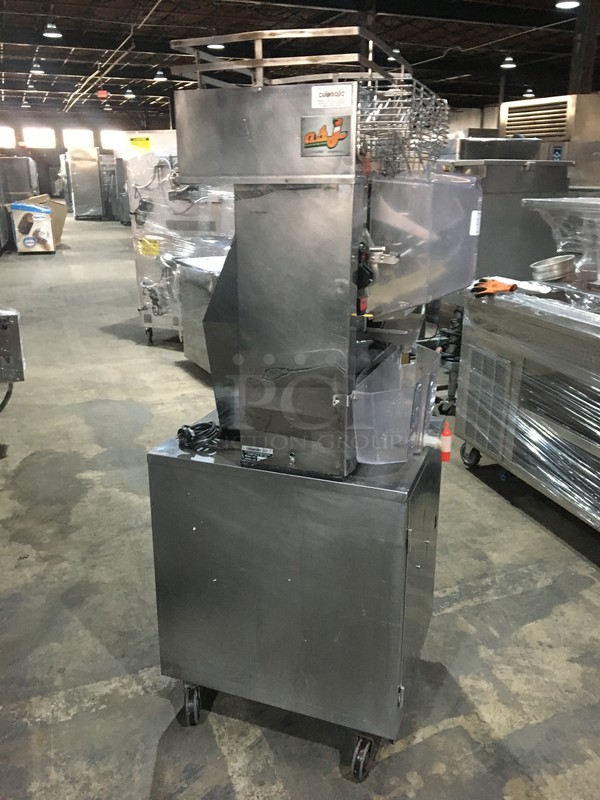 Automatic Specialty Juicer Commercial Heavy Duty Floor Style Juicer! All Stainless Steel! With Underneath Storage Space! On Commercial Casters! - Image 2 of 12