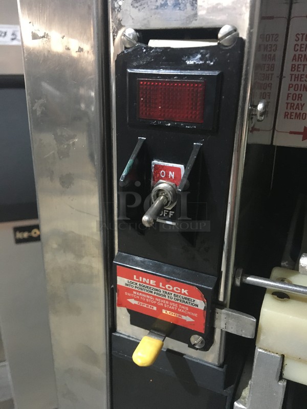 Automatic Specialty Juicer Commercial Heavy Duty Floor Style Juicer! All Stainless Steel! With Underneath Storage Space! On Commercial Casters! - Image 7 of 12