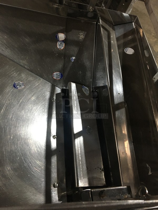 Automatic Specialty Juicer Commercial Heavy Duty Floor Style Juicer! All Stainless Steel! With Underneath Storage Space! On Commercial Casters! - Image 9 of 12