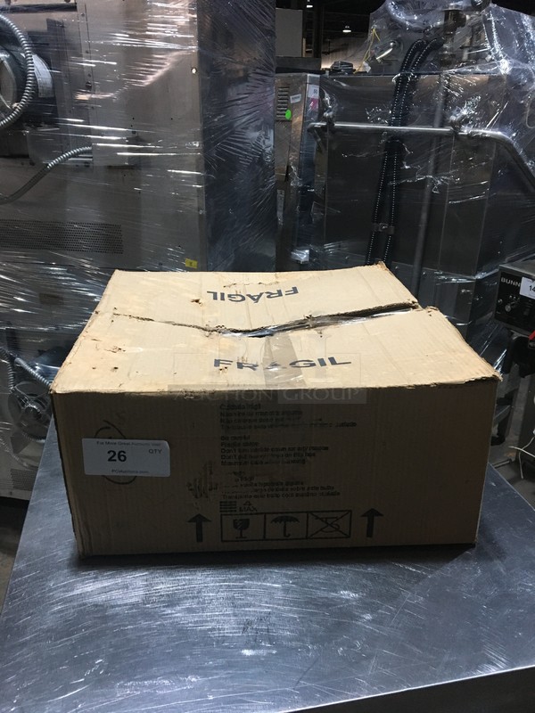 SWEET! NEW IN THE BOX! Cecilware Commercial Countertop Round Surface Fryer! 14 LB Capacity! All Stainless Steel! Model RSF120 Serial 1033654! 120V! - Image 1 of 9