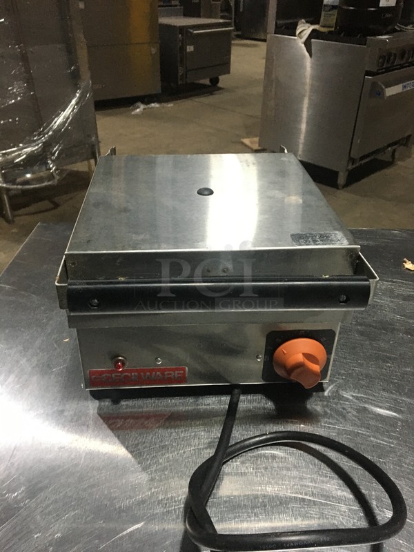 FAB! NEW! Cecilware Commercial Countertop Belgium Waffle Maker! All Stainless Steel! Model BWB120 Serial 726129! 110V! - Image 2 of 10