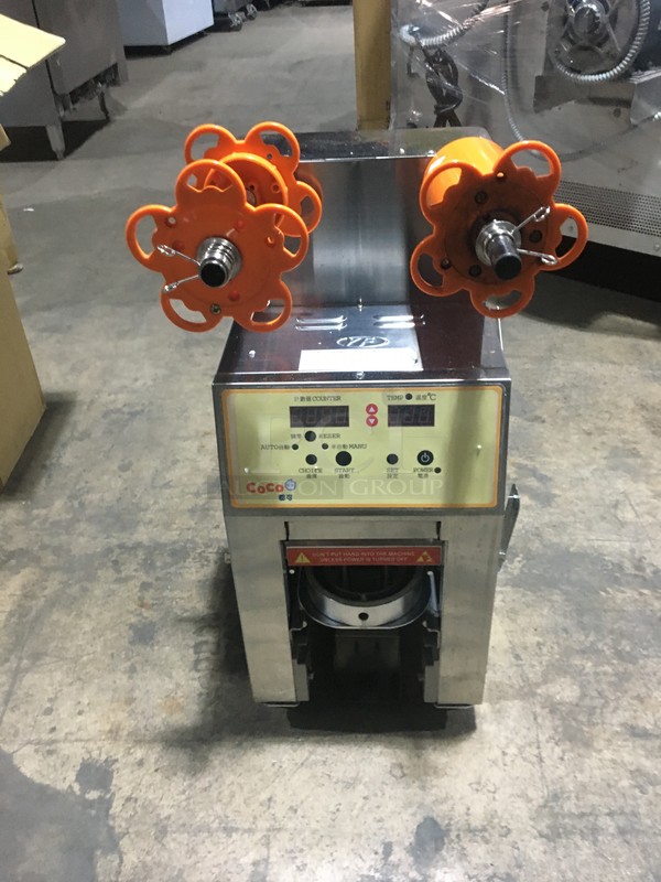  Coco Commercial Countertop Heat Sealer! All Stainless Steel! - Image 2 of 12