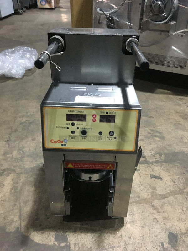  Coco Commercial Countertop Heat Sealer! All Stainless Steel! - Image 2 of 11