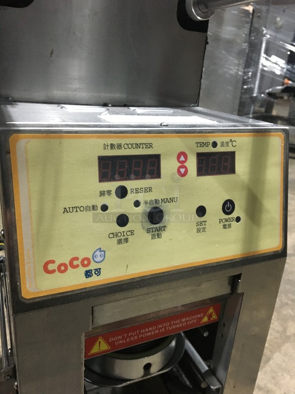  Coco Commercial Countertop Heat Sealer! All Stainless Steel! - Image 6 of 11