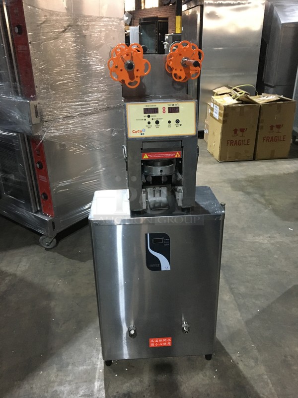 Coco Commercial Countertop Heat Sealer! All Stainless Steel! - Image 2 of 12