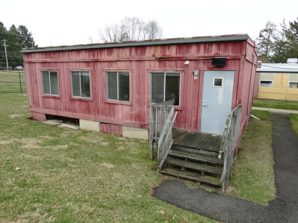 Modular Classroom w/ 2 Entrance Doors, 4 Windows, Closet and All Contents! BUYER MUST REMOVE. Item Is Located In Coatesville, PA - Winner Will Have Up To 2 Weeks To Remove. Address Will Be Given To the Winning Bidder After They Provide a Certificate of Insurance - Image 1 of 12
