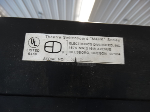 Black Metal theatre Switchboard Mark Series Case For Rack Units. Includes 2 SPI Q-2 Dimmer Modules. 28x23x87 - Image 12 of 12