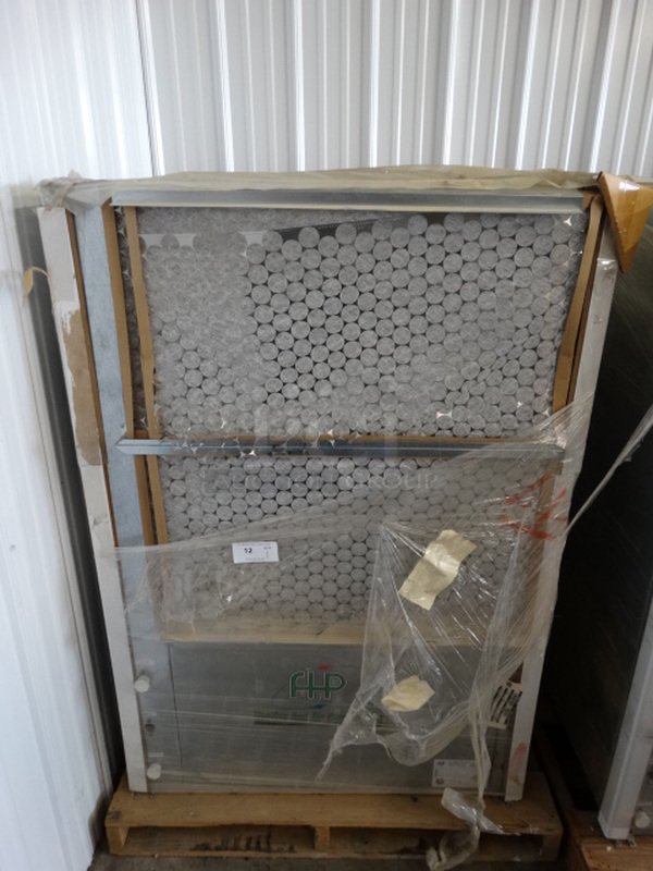 BRAND NEW! AWESOME! FHP Manufacturing Model ECO72-4VTC Metal Commercial Electric Powered Heat Pump. 460 Volts, 3 Phase. 43x36x61.5 - Image 1 of 5