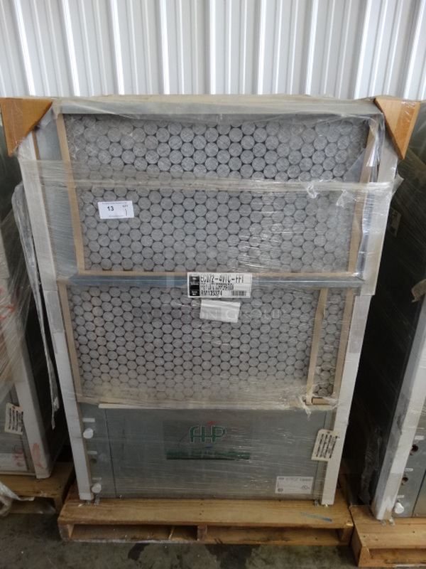 BRAND NEW! AWESOME! FHP Manufacturing Model ECO72-4VTC Metal Commercial Electric Powered Heat Pump. 460 Volts, 3 Phase. 43x36x61.5 - Image 1 of 5
