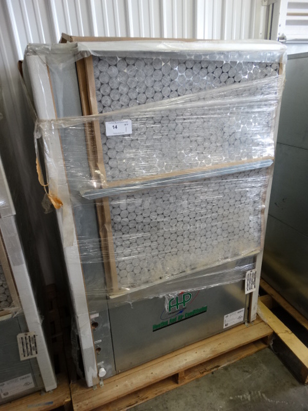 BRAND NEW! AWESOME! FHP Manufacturing Model ECO72-4VTC Metal Commercial Electric Powered Heat Pump. 460 Volts, 3 Phase. 43x36x61.5 - Image 2 of 5