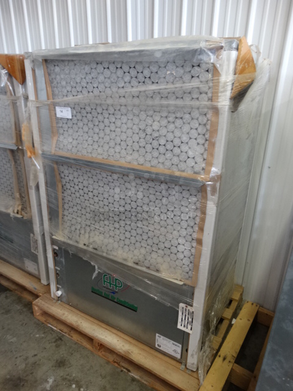 BRAND NEW! AWESOME! FHP Manufacturing Model ECO72-4VTC Metal Commercial Electric Powered Heat Pump. 460 Volts, 3 Phase. 43x36x61.5 - Image 3 of 5