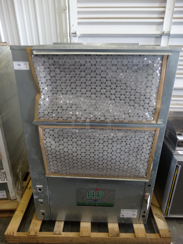 BRAND NEW! AWESOME! FHP Manufacturing Model ECO72-4VTC Metal Commercial Electric Powered Heat Pump. 460 Volts, 3 Phase. 43x36x61.5 - Image 1 of 6