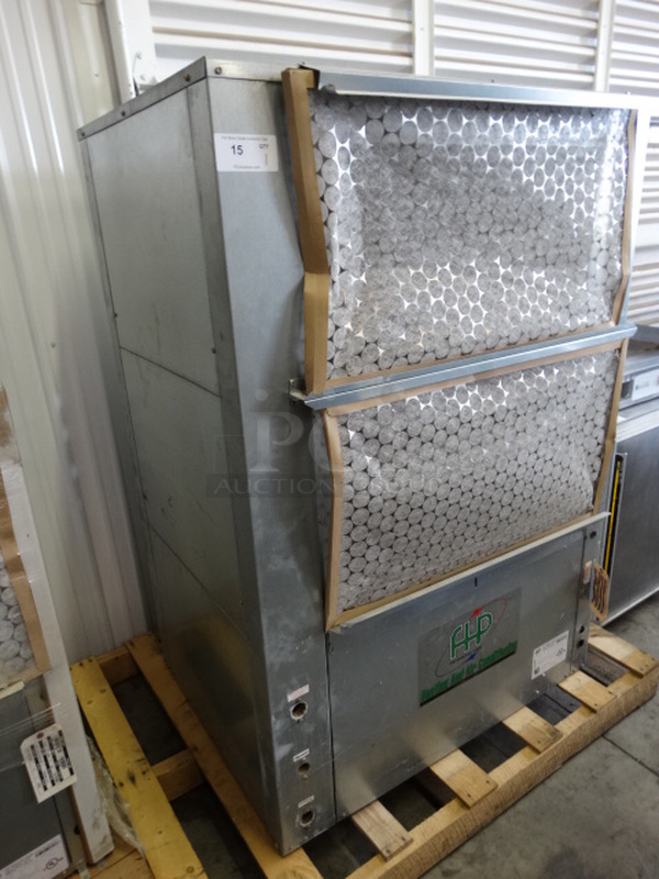 BRAND NEW! AWESOME! FHP Manufacturing Model ECO72-4VTC Metal Commercial Electric Powered Heat Pump. 460 Volts, 3 Phase. 43x36x61.5 - Image 2 of 6