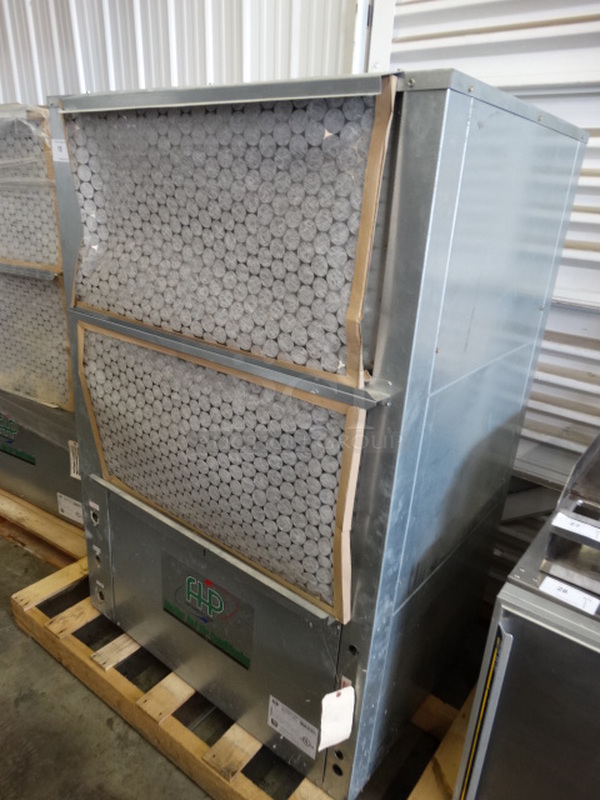 BRAND NEW! AWESOME! FHP Manufacturing Model ECO72-4VTC Metal Commercial Electric Powered Heat Pump. 460 Volts, 3 Phase. 43x36x61.5 - Image 3 of 6