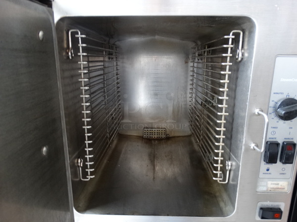 STUNNING! Cleveland Model 21CGA5 Stainless Stel Commercial Natural Gas Powered Single Compartment Steam Cabinet on Stand. 21x32x61 - Image 5 of 8