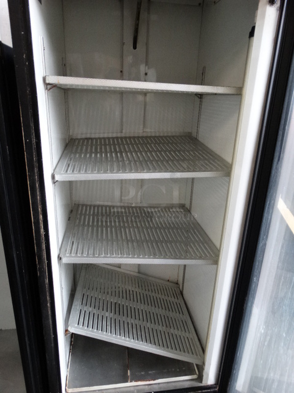NICE! True Model GDM-23 Metal Commercial Single Door Reach In Cooler Merchandiser. 115 Volts, 1 Phase. 27x30x79. Cannot Test Due To Cut Power Cord - Image 4 of 5