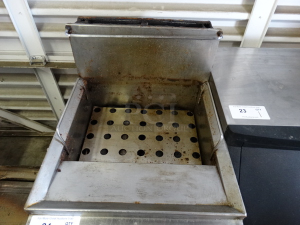 GREAT! Stainless Steel Commercial Gas Powered Deep Fat Fryer. 18x23x40 - Image 2 of 8