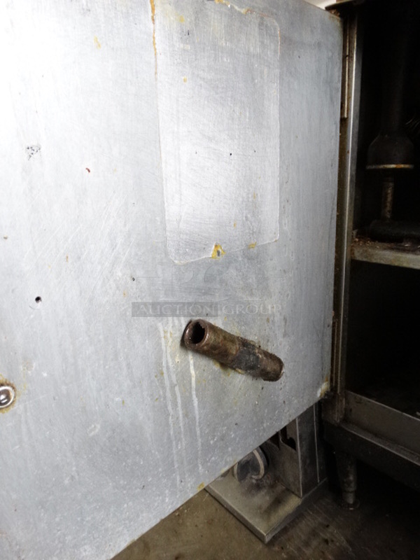 GREAT! Stainless Steel Commercial Gas Powered Deep Fat Fryer. 18x23x40 - Image 7 of 8