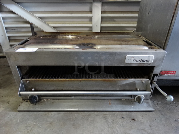 NICE! Garland Stainless Steel Commercial Gas Powered Cheese Melter. 34x20x18