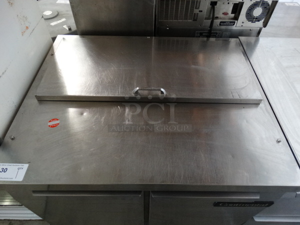 NICE! Continental Model SW36-10 Stainless Steel Commercial Prep Table on Commercial Casters. 115 Volts, 1 Phase. 36x30x36. Tested and Working! - Image 2 of 7