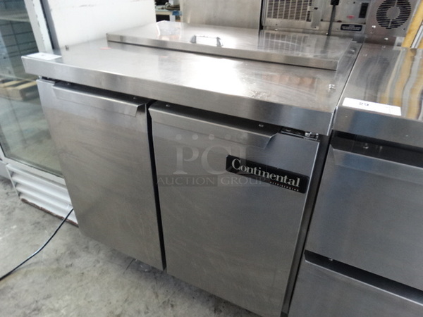 NICE! Continental Model SW36-10 Stainless Steel Commercial Prep Table on Commercial Casters. 115 Volts, 1 Phase. 36x30x36. Tested and Working! - Image 3 of 7