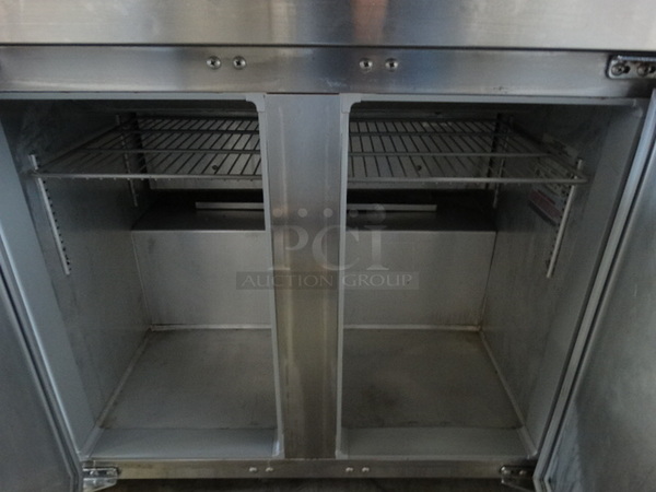 NICE! Continental Model SW36-10 Stainless Steel Commercial Prep Table on Commercial Casters. 115 Volts, 1 Phase. 36x30x36. Tested and Working! - Image 5 of 7