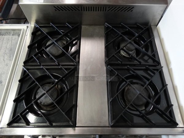 GREAT! Dynasty Stainless Steel Commercial Gas Powered 4 Burner Range w/ CONVECTION Oven. 30x28x42 - Image 2 of 8