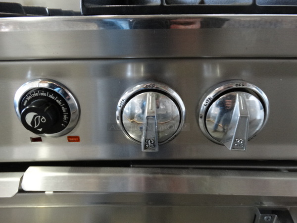 GREAT! Dynasty Stainless Steel Commercial Gas Powered 4 Burner Range w/ CONVECTION Oven. 30x28x42 - Image 5 of 8