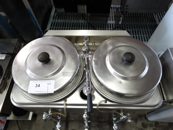 GREAT! Cecilware Model FE-100 Stainless Steel Commercial Countertop Automatic Coffee Urn. 33x22x30 - Image 3 of 6