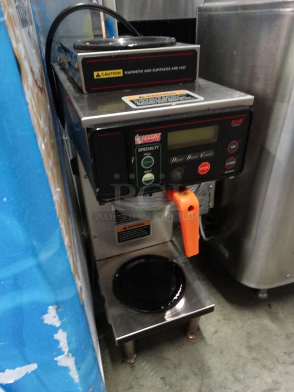 NICE! 2014 Bunn Model AXIOM-35-2 Stainless Steel Commercial Countertop 2 Burner Coffee Machine w/ Metal Brew Basket. 120/208-240 Volts, 1 Phase. 12x18x23 - Image 3 of 6