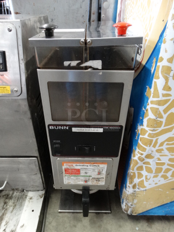 NICE! 2007 Bunn Model G9-2 HD Stainless Steel Commercial Countertop Coffee Bean Grinder. 120 Volts, 1 Phase. 8.5x18.5x24. Tested and Working! - Image 1 of 8