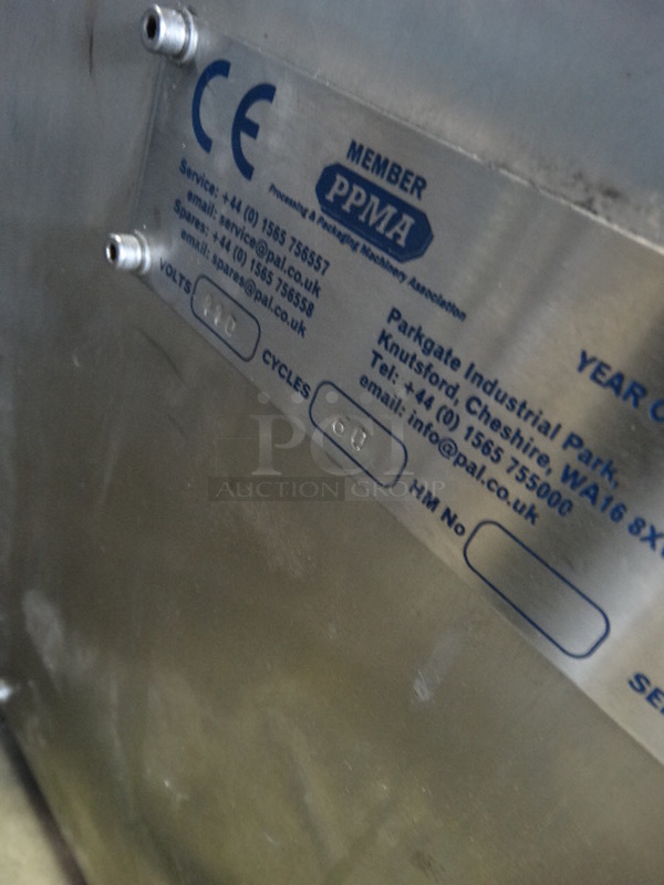 NICE! 2015 Packaging Automation Stainless Steel Commercial Countertop Sealer. 110 Volts, 1 Phase. 15x32x26. Cannot Test Due To Cut Power Cord - Image 5 of 7