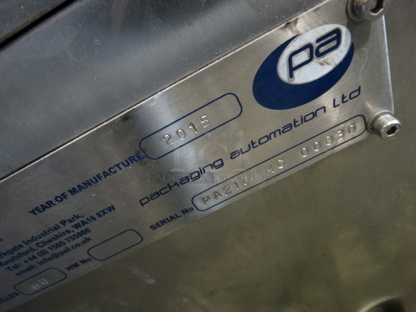 NICE! 2015 Packaging Automation Stainless Steel Commercial Countertop Sealer. 110 Volts, 1 Phase. 15x32x26. Cannot Test Due To Cut Power Cord - Image 6 of 7