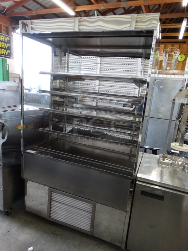 GREAT! RPI Industries Model SCAS48R Stainless Steel Commercial Open Grab N Go Merchandiser. 115/208 Volts, 1 Phase. 48x32x82 - Image 2 of 5