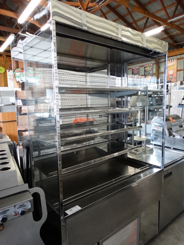 GREAT! RPI Industries Model SCAS48R Stainless Steel Commercial Open Grab N Go Merchandiser. 115/208 Volts, 1 Phase. 48x32x82 - Image 5 of 5