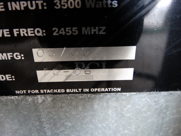 FANTASTIC! 2005 Turbochef Model NGC Stainless Steel Commercial Countertop Electric Powered Rapid Cook Oven. 208/240 Volts, 1 Phase. 26x26x20 - Image 8 of 9