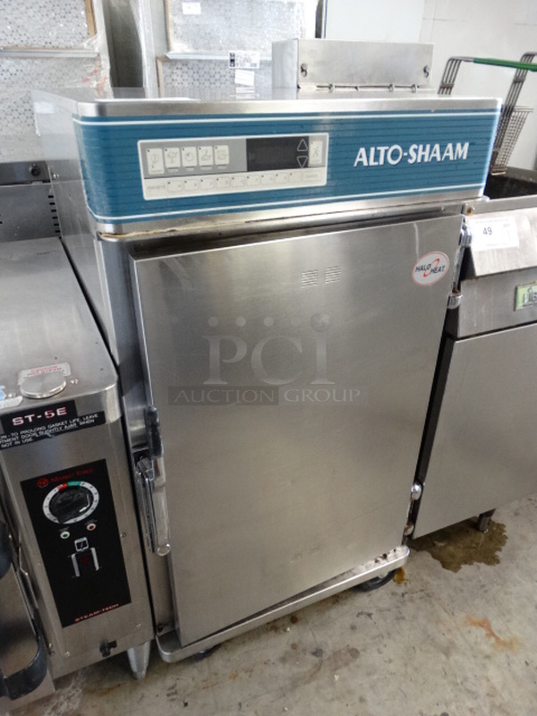 BEAUTIFUL! Alto Shaam Model 1000-TH/III Stainless Steel Commercial Halo Heat Cook N Hold Cabinet on Commercial Casters. 208-240 Volts. 22x30x42 - Image 3 of 7