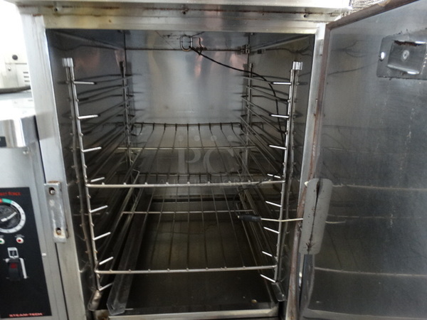 BEAUTIFUL! Alto Shaam Model 1000-TH/III Stainless Steel Commercial Halo Heat Cook N Hold Cabinet on Commercial Casters. 208-240 Volts. 22x30x42 - Image 6 of 7