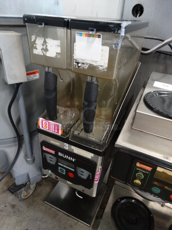 NICE! 2011 Bunn Model MHG Stainless Steel Commercial Countertop Coffee Bean Grinder. 120 Volts, 1 Phase. 9x16x29. Tested and Working! - Image 2 of 6