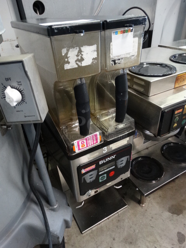 NICE! 2011 Bunn Model MHG Stainless Steel Commercial Countertop Coffee Bean Grinder. 120 Volts, 1 Phase. 9x16x29. Tested and Working! - Image 3 of 6