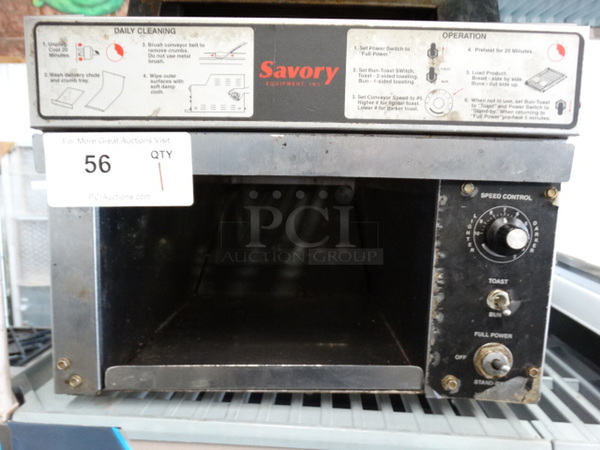 Merco Savory Model 12010 Stainless Steel Commercial Countertop Conveyor Oven Toaster. 208 Volts, 1 Phase. 15x24x17 - Image 5 of 7