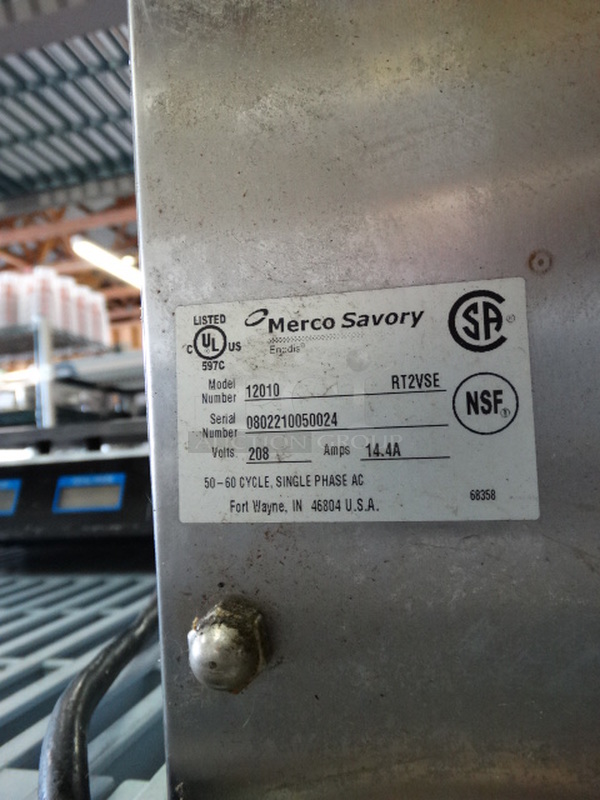 Merco Savory Model 12010 Stainless Steel Commercial Countertop Conveyor Oven Toaster. 208 Volts, 1 Phase. 15x24x17 - Image 7 of 7