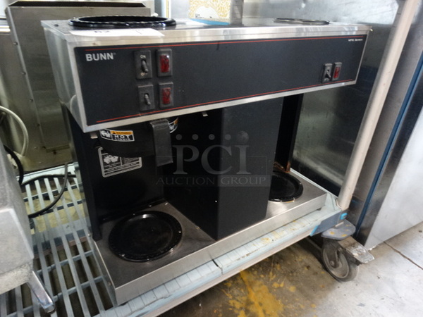 NICE! Bunn Model VPS Stainless Steel Commercial 3 Burner Coffee Machine. 120 Volts, 1 Phase. 23x8x19 - Image 2 of 6