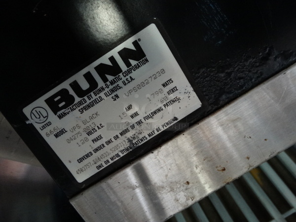 NICE! Bunn Model VPS Stainless Steel Commercial 3 Burner Coffee Machine. 120 Volts, 1 Phase. 23x8x19 - Image 6 of 6