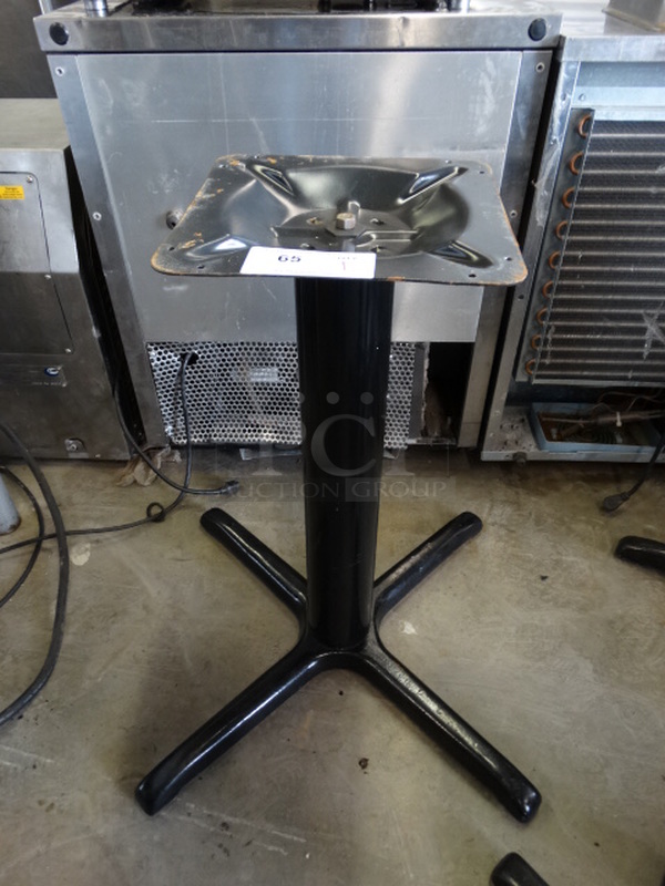 Black Metal Table Base. 30x30x29